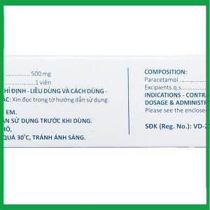 Nhà Thuốc Tiến Thành - Viên sủi Hapacol 500mg hộp 4 vỉ x 4 viên DHG 3 Nhà Thuốc Tiến Thành - vien sui hapacol 500mg 2