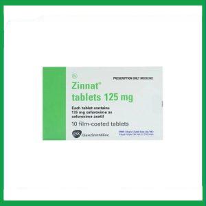 Nhà Thuốc Tiến Thành - Thuốc Zinnat tablets 125mg điều trị các chứng nhiễm khuẩn (1 vỉ x 10 viên) 1 Nhà Thuốc Tiến Thành - zin1
