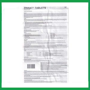 Nhà Thuốc Tiến Thành - Thuốc Zinnat tablets 125mg điều trị các chứng nhiễm khuẩn (1 vỉ x 10 viên) 2 Nhà Thuốc Tiến Thành - zin2
