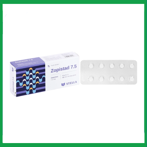 Nhà Thuốc Tiến Thành - Thuốc Zopistad 7.5 Stella hỗ trợ điều trị ngắn hạn chứng mất ngủ (1 vỉ x 10 viên) 1 Nhà Thuốc Tiến Thành - zopi1