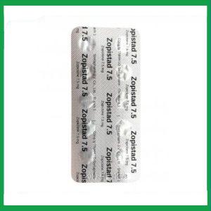 Nhà Thuốc Tiến Thành - Thuốc Zopistad 7.5 Stella hỗ trợ điều trị ngắn hạn chứng mất ngủ (1 vỉ x 10 viên) 2 Nhà Thuốc Tiến Thành - zopi2